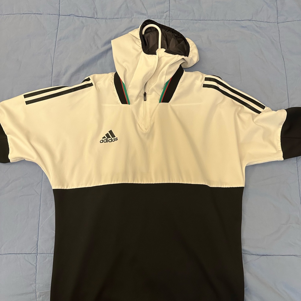 Adidas Two-Tone Black and White Pullover